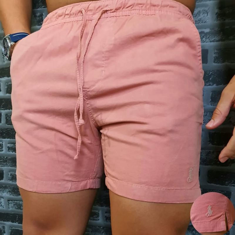 Kit 5 Shorts Linho RL - Cores Mistas + Brinde Exclusivo| ÚLTIMAS UNIDADES